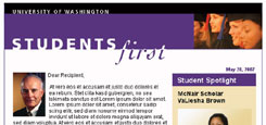 Students First e-Newsletter